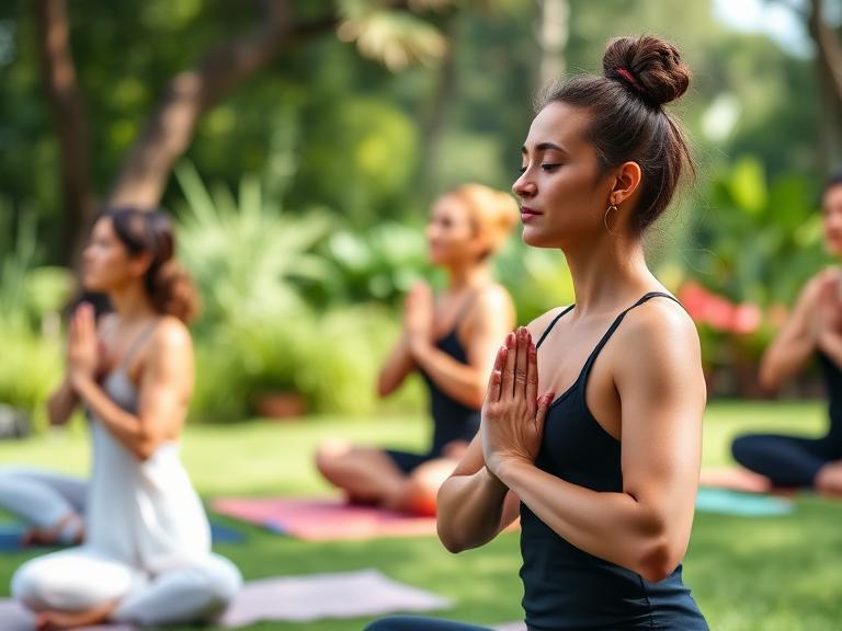 Outdoor Yoga in Adyar Chennai